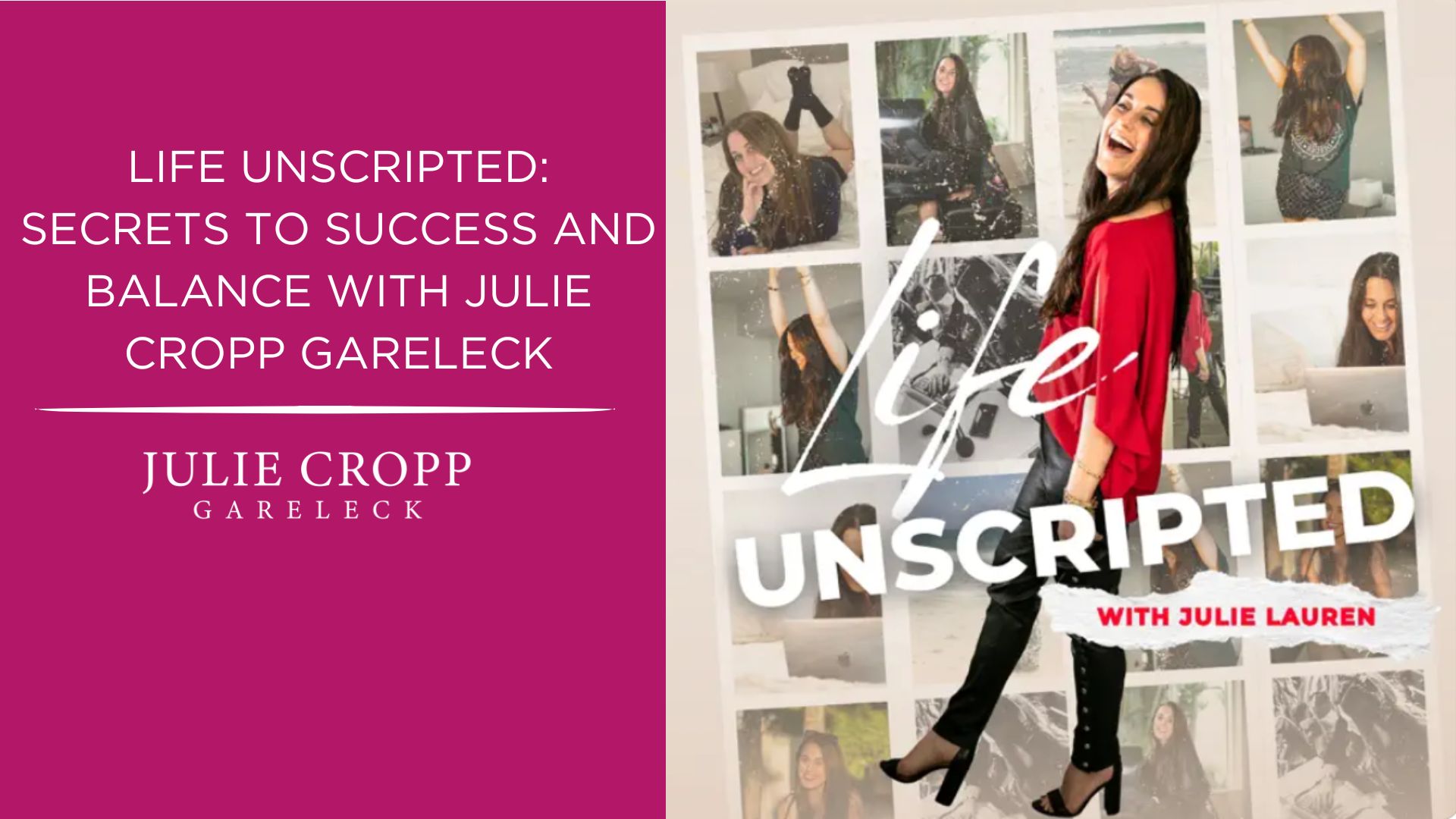 Julie Lauren features Julie Cropp Garleck on her podcast.